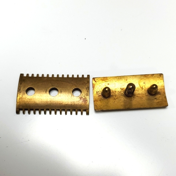 Vintage Gillette shaving kit alligator look brown case - Picture 14 of 16